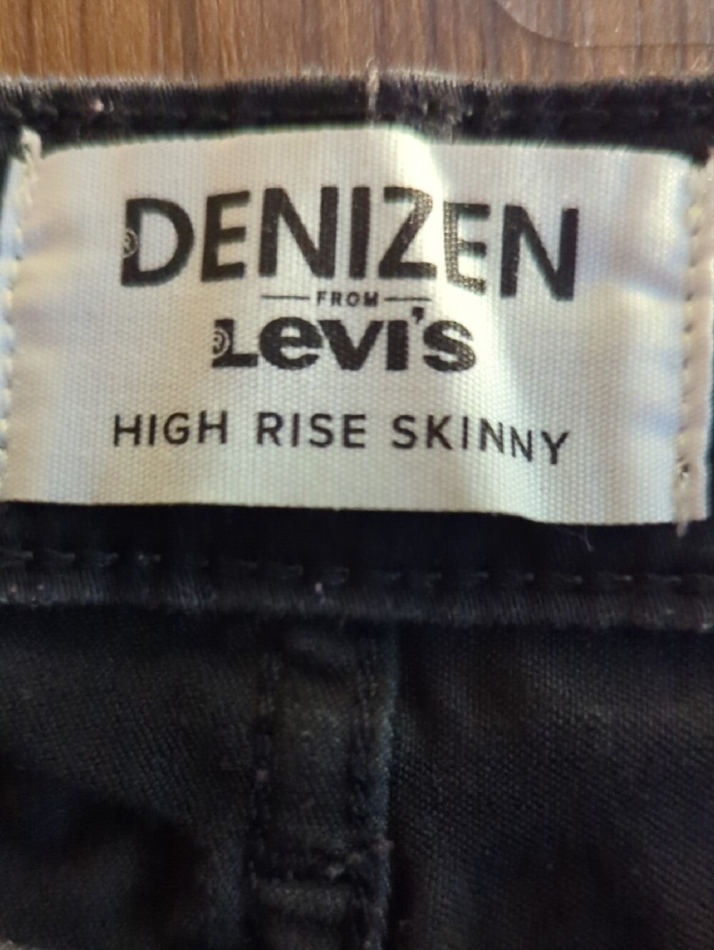 Levi's Black High Rise Skinny Jeans